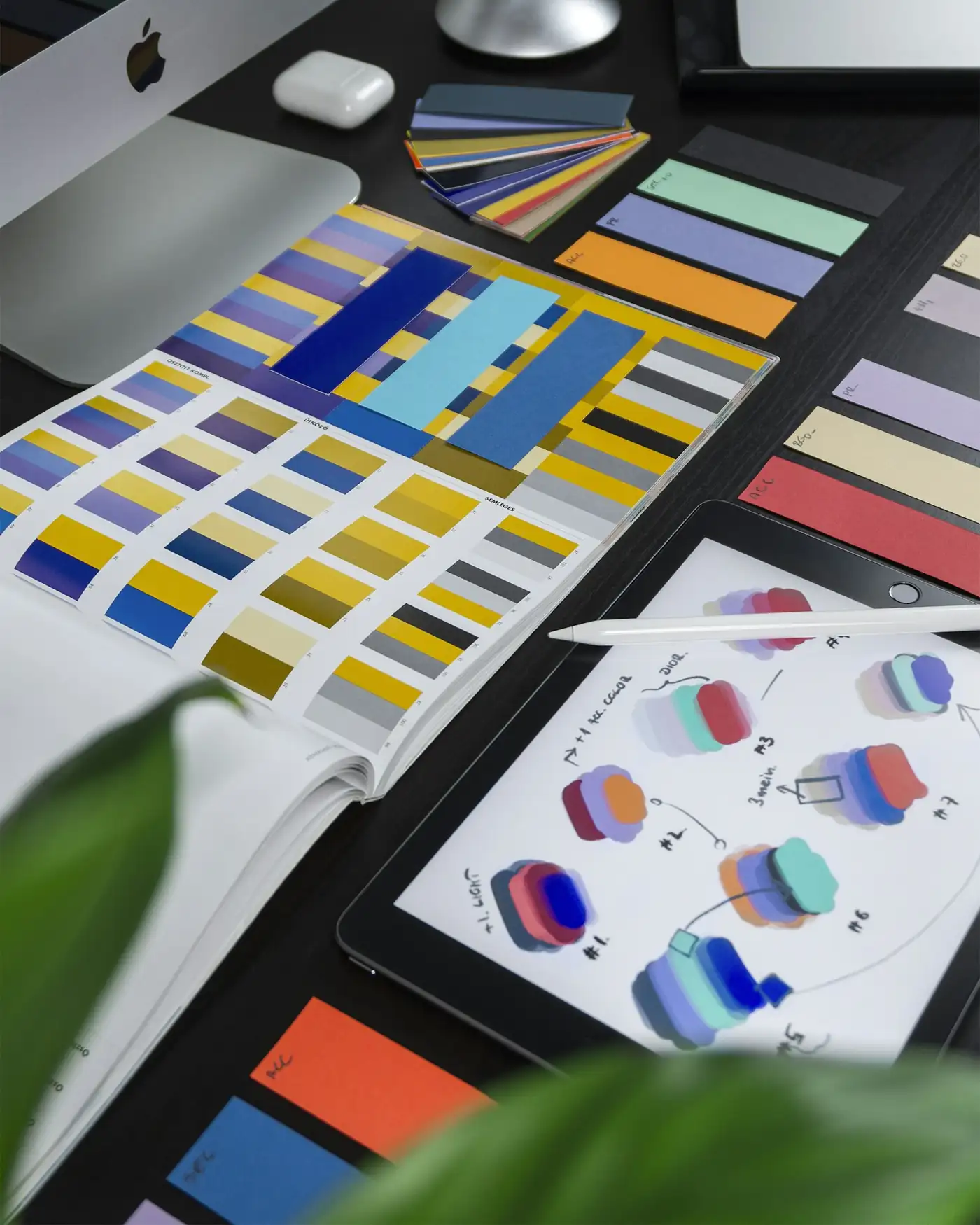 Illustrative photo of a product design workspace